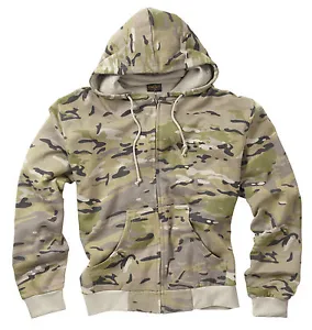 Camo Hoodie Punk Army Combat Tactical Hunting Fishing Hooded Top Multicam