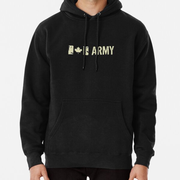 Canadian Military: Army (Black Flag) Pullover Hoodie RB1710 product Offical military 2 Merch