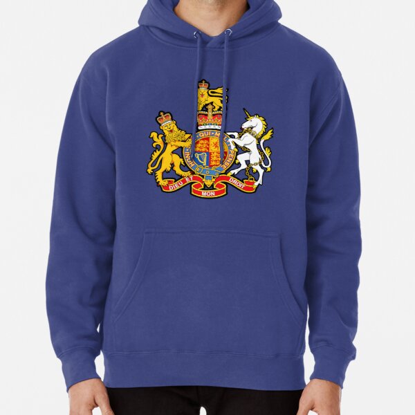 BRITISH ROYAL COAT OF ARMS Pullover Hoodie RB1710 product Offical military 2 Merch