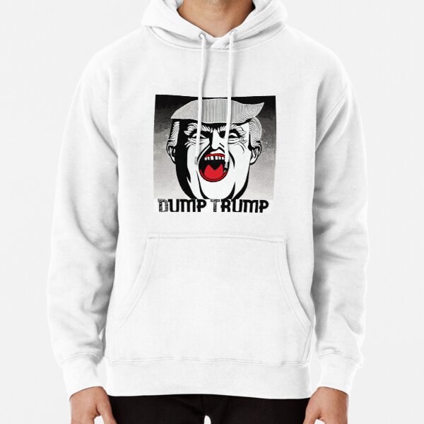 Dump Trump Black and White Pullover Hoodie RB1710 product Offical military 2 Merch